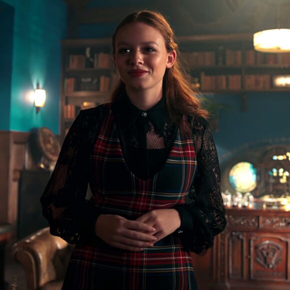 Maje Iris Plaid Romper ASO Riverdale / Fate: The Winx Saga / PLL - Picture 11 of 13